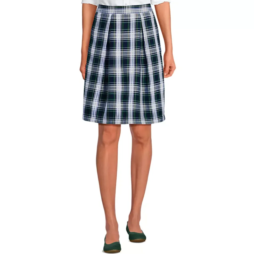 Women's Plaid Skort Top of Knee