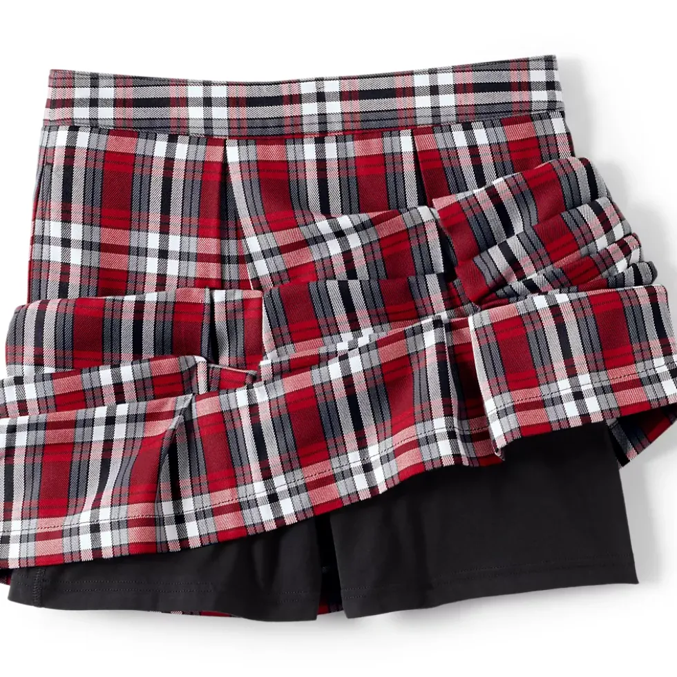 Women's Plaid Skort Top of Knee
