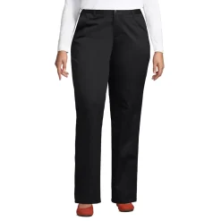 Women's Plain Front Blend Chino Pants