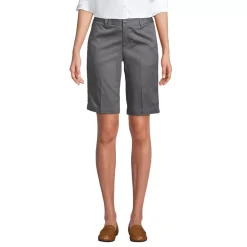 Women's Plain Front Blend Chino Shorts