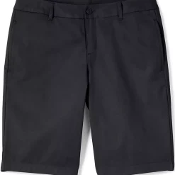 Women's Plain Front Blend Chino Shorts