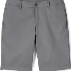 Women's Plain Front Blend Chino Shorts