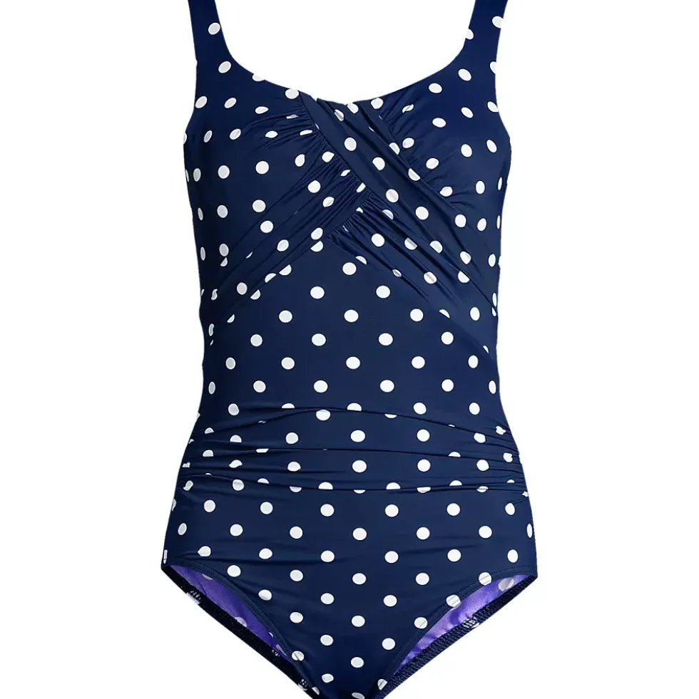 Women's Plus Size DDD-Cup SlenderSuit Carmela Underwire Tummy Control One Piece Swimsuit