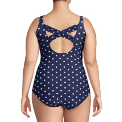 Women's Plus Size DDD-Cup SlenderSuit Carmela Underwire Tummy Control One Piece Swimsuit
