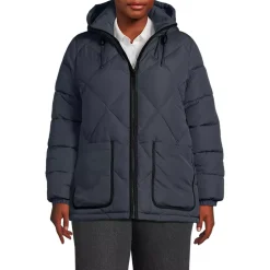Women's Plus Size FeatherFree Insulated Diamond Quilted Jacket