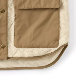Women's Plus Size Fleece Sherpa Quilted Jacket