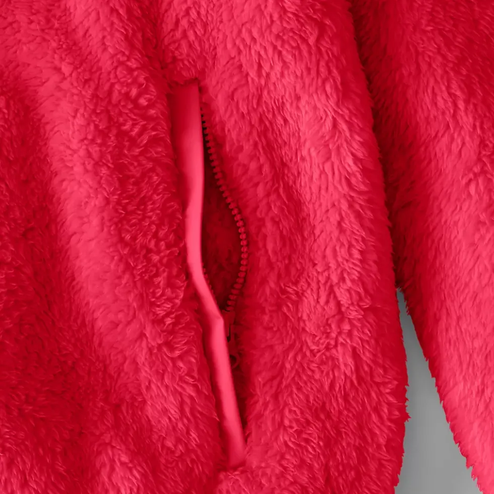 Women's Plus Size Half Zip Cozy Sherpa Fleece Pullover