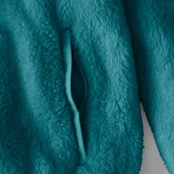 Women's Plus Size Half Zip Cozy Sherpa Fleece Pullover