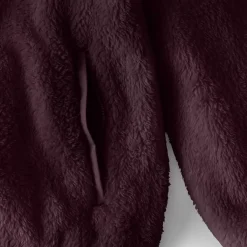 Women's Plus Size Half Zip Cozy Sherpa Fleece Pullover