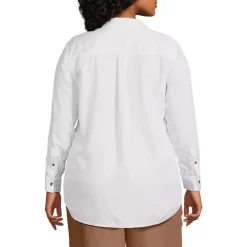 Women's Plus Size Indigo TENCEL™ Fiber Shirt