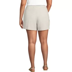 Women's Plus Size Lightweight Denim Above the Knee Skort