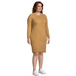 Women's Plus Size Lounge Crew Neck Dress Slounge