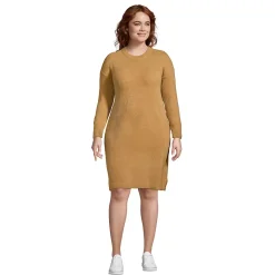 Women's Plus Size Lounge Crew Neck Dress Slounge