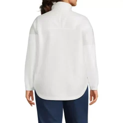 Women's Plus Size Luxe Fleece Quarter Zip