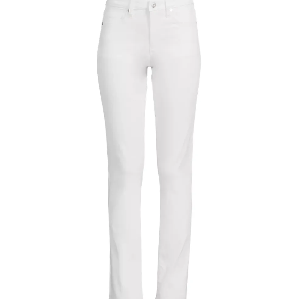 Women's Plus Size Mid Rise Straight Leg Jeans