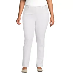 Women's Plus Size Mid Rise Straight Leg Jeans