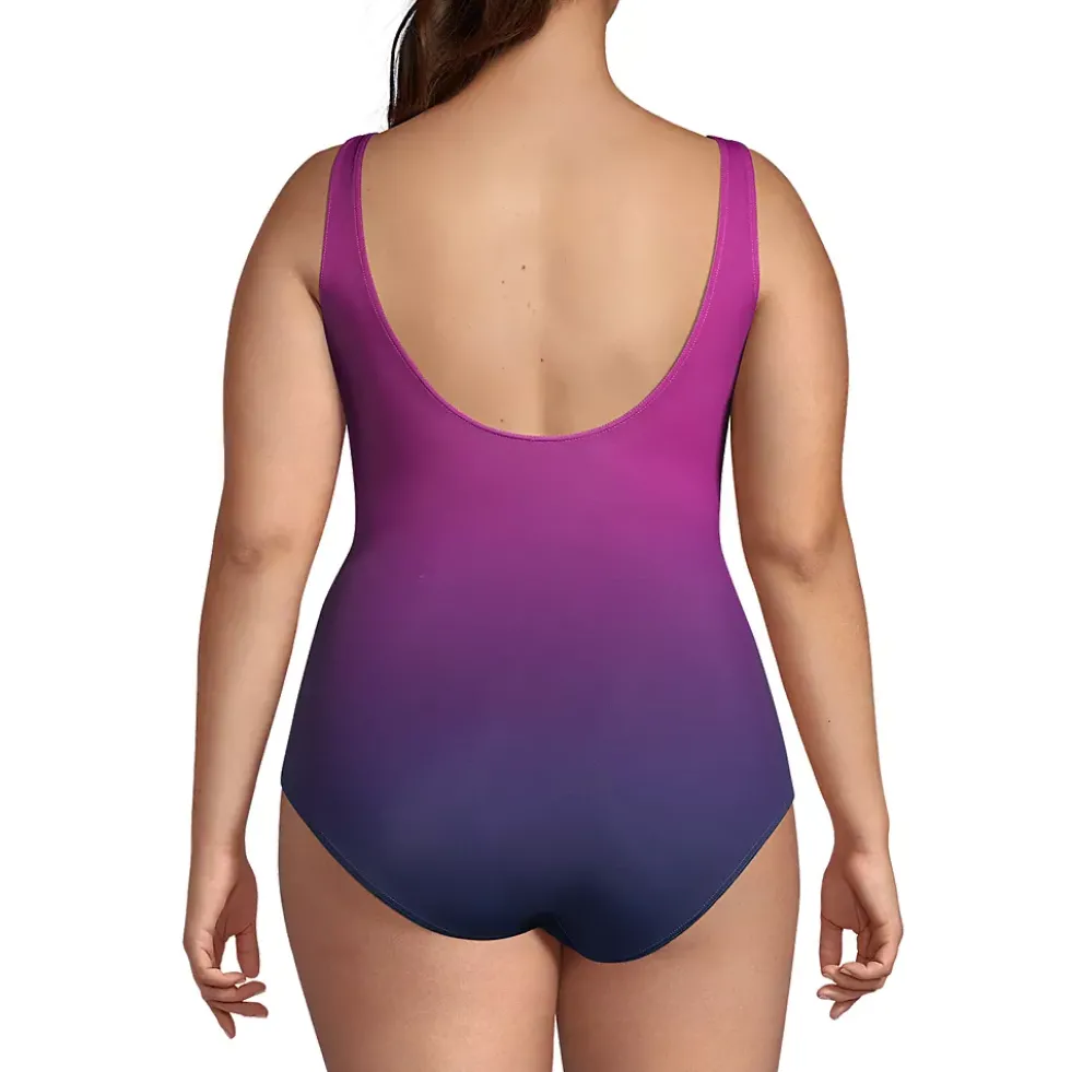 Women's Plus Size New SlenderSuit Wrap One Piece Swimsuit