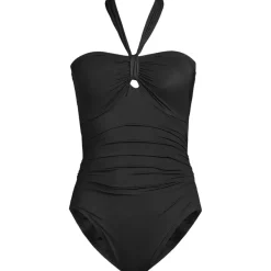 Women's Plus Size SlenderSuit Multi-Way Bandeau High Leg One Piece Swimsuit