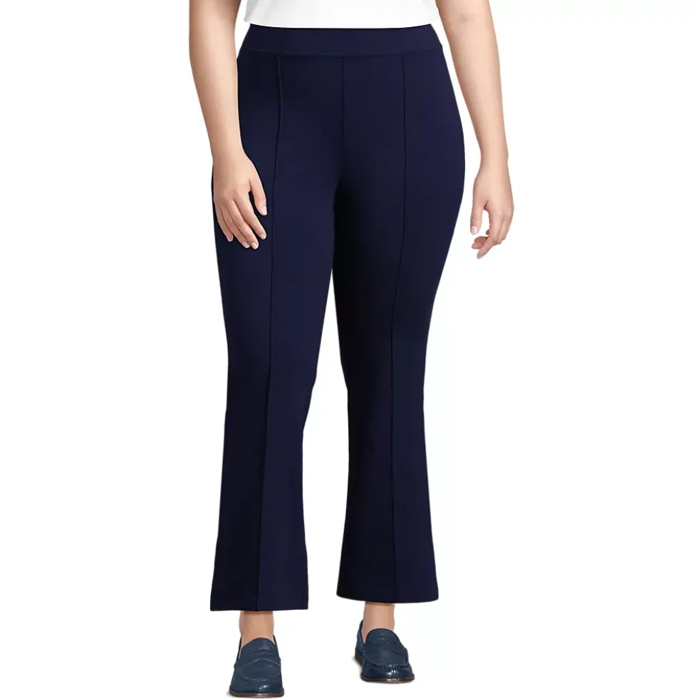 Women's Plus Size Starfish High Rise Kick Flare Crop Pants