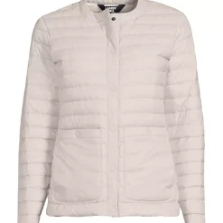 Women's Plus Size Wanderweight Collarless Packable Down Jacket