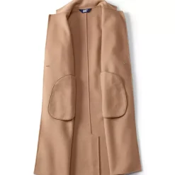Women's Plus Size Wool Blend Top Coat