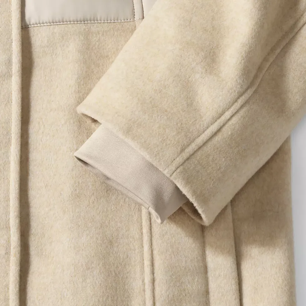 Women's Plus Size Wool Hybrid Coat