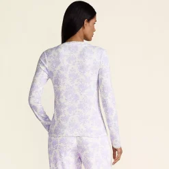 Women's Pointelle Long Sleeve Sleep Cardigan