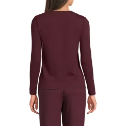 Women's Pointelle Long Sleeve Sleep Cardigan