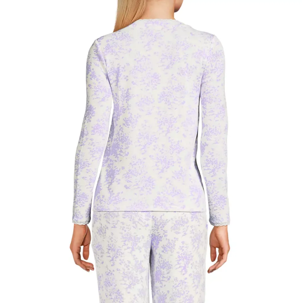 Women's Pointelle Long Sleeve Sleep Cardigan