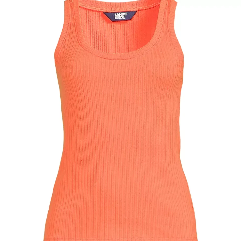 Women's Pointelle Rib UNeck Tank