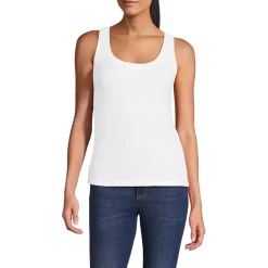 Women's Pointelle Rib UNeck Tank