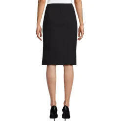 Women's Ponte Angled Pocket Pencil Skirt