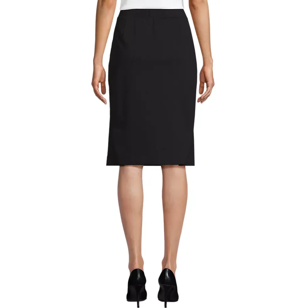 Women's Ponte Angled Pocket Pencil Skirt