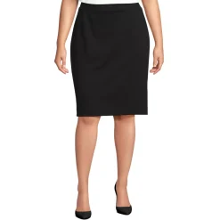 Women's Ponte Angled Pocket Pencil Skirt