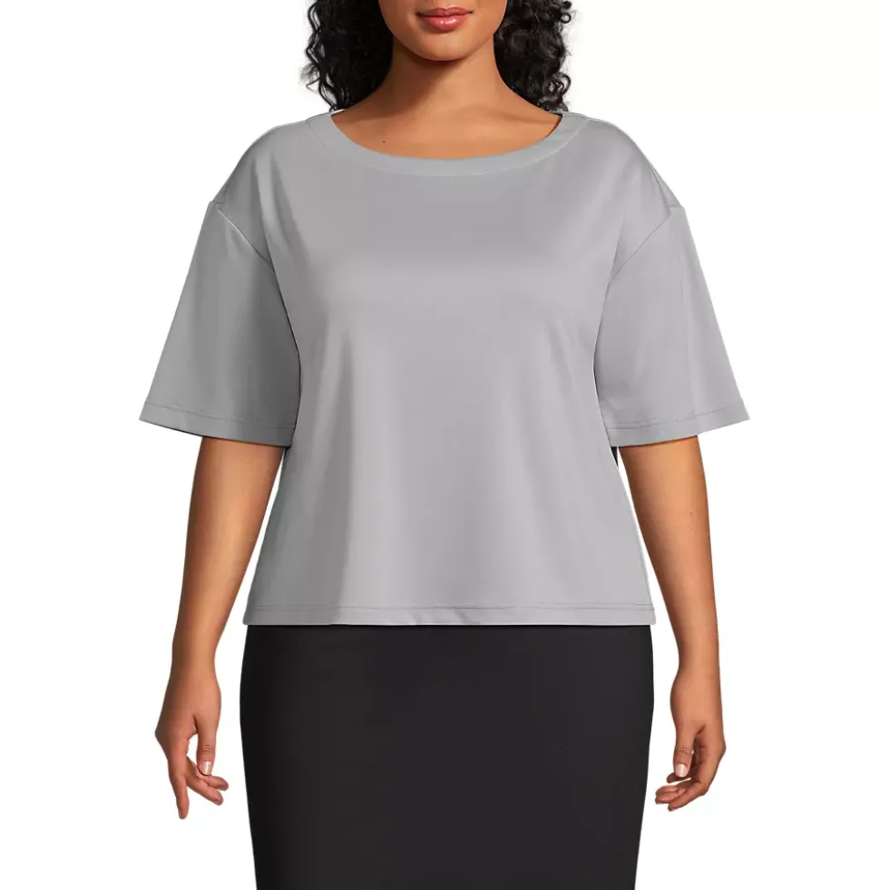 Women's Ponte Elbow Sleeve Shirt
