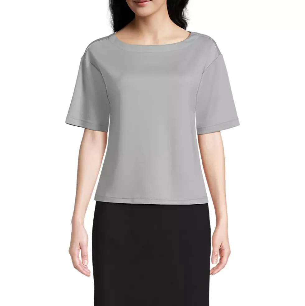 Women's Ponte Elbow Sleeve Shirt