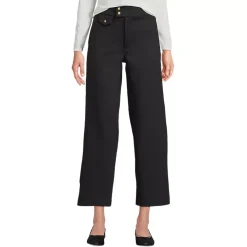 Women's Ponte High Rise Straight Leg Crop Pants