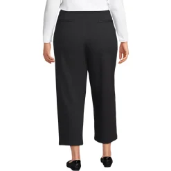 Women's Ponte High Rise Straight Leg Crop Pants