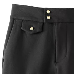 Women's Ponte High Rise Straight Leg Crop Pants
