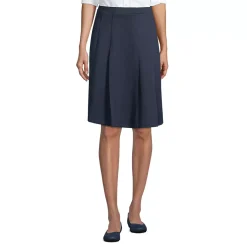 Women's Ponte Pleat Skirt Top of Knee