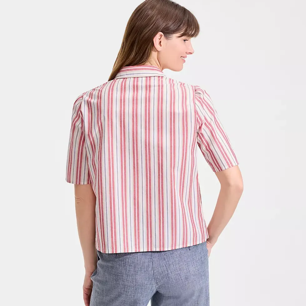 Women's Poplin Button Front Shirt