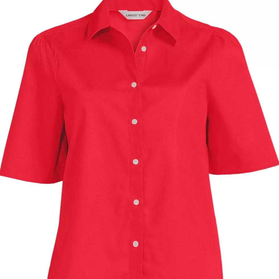 Women's Poplin Button Front Shirt
