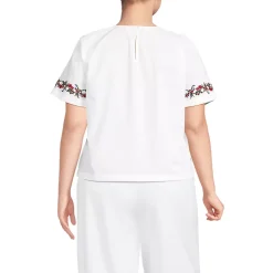 Women's Poplin Eyelet Shirt
