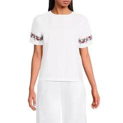 Women's Poplin Eyelet Shirt