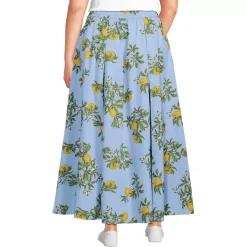 Women's Poplin Godet Maxi Skirt - Set Bottom