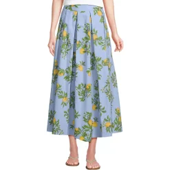 Women's Poplin Godet Maxi Skirt - Set Bottom