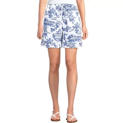 Women's Poplin High Rise Pull On 7