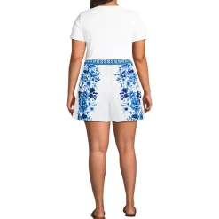 Women's Poplin Pull On Pleated 5