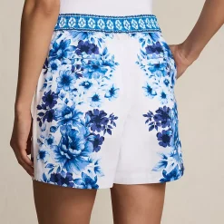 Women's Poplin Pull On Pleated 5