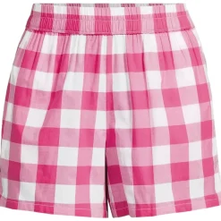 Women's Poplin Sleep Boxer Shorts